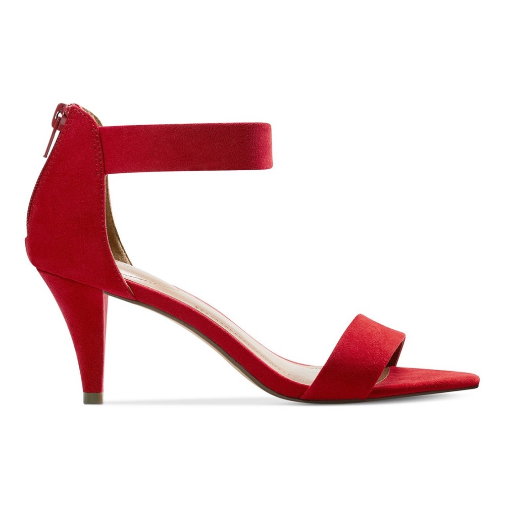 Red Dress Heel Sandals